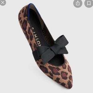 Rothy’s wildcat ballet flats with tie size 7.5